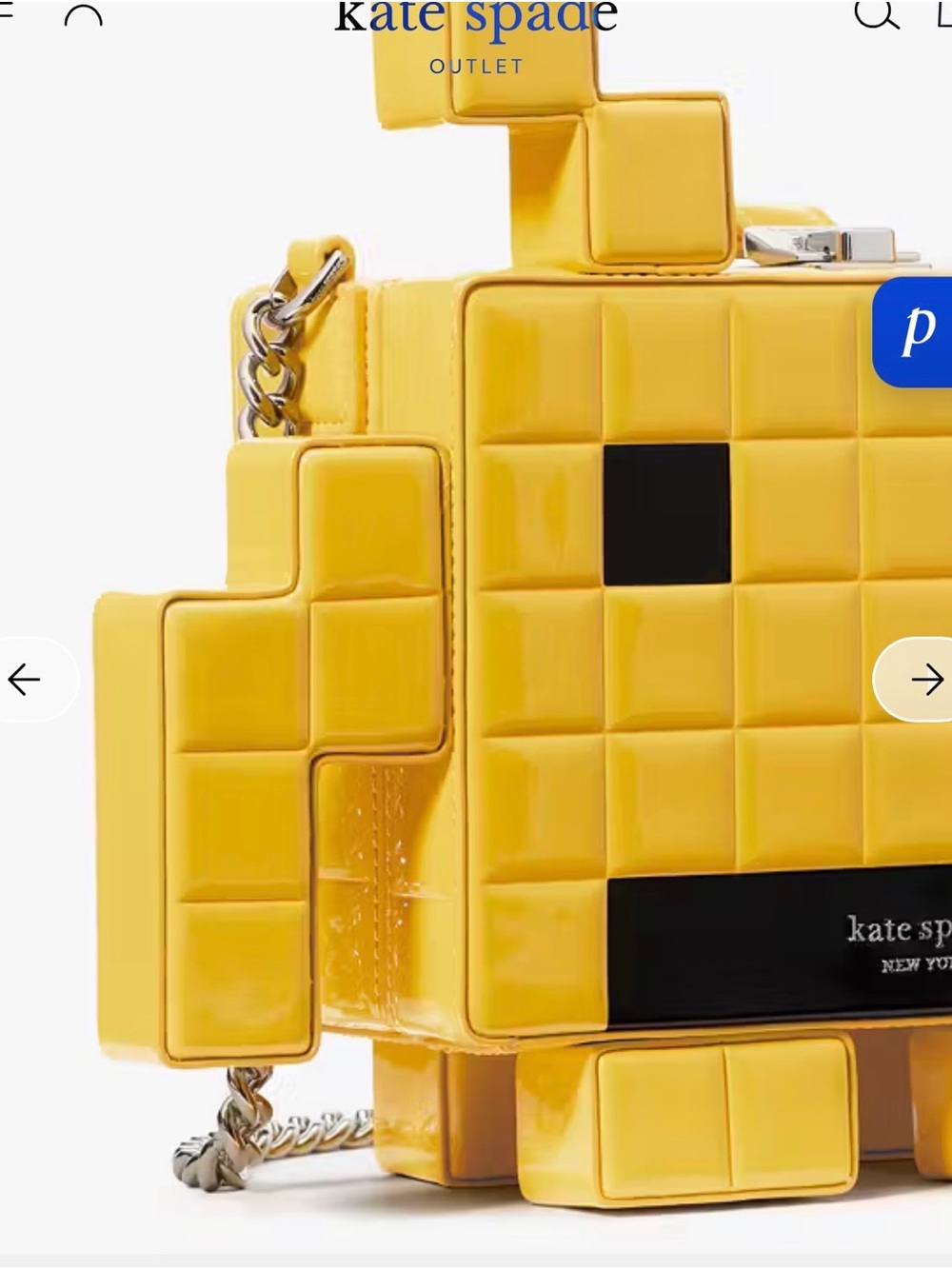 Space Invaders X Kate Spade New York Patent 3d Alien Crossbody - Picture 6 of 12